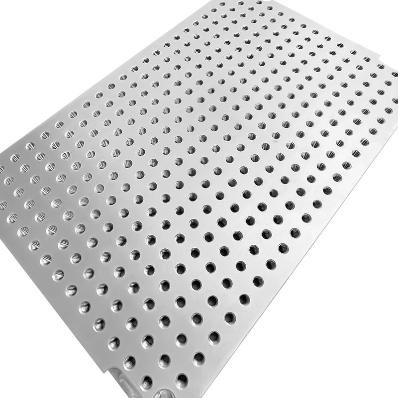JMSMSH 8" x 12" x 1/2" MIC7 Aluminum Fixture/Sacrificial Plate, Mini Pallet - Image 3